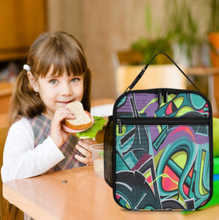 Charger l'image dans la galerie, Sac repas isotherme / Sac fourre-tout thermique personnalisé avec photo motif texte (conception multi-images)