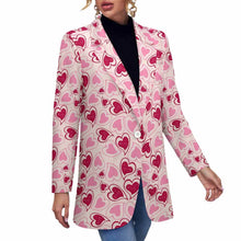 Charger l'image dans la galerie, Costume décontracté tailleur chic confortable femme personnalisée avec photo logo texte motif (conception une image)