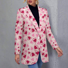 Charger l'image dans la galerie, Costume décontracté tailleur chic confortable femme personnalisée avec photo logo texte motif (conception une image)