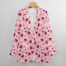 Charger l'image dans la galerie, Costume décontracté tailleur chic confortable femme personnalisée avec photo logo texte motif (conception une image)