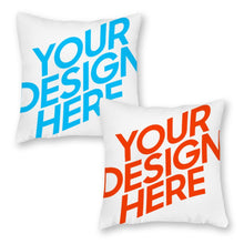 Charger l'image dans la galerie, Taies d'oreiller / Housses de coussin personnalisée en toile (2 pièces) avec photo motif logo texte