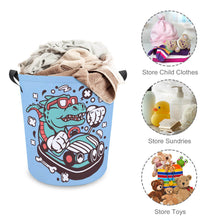 Charger l'image dans la galerie, Panier à linge / panier à linge sale en tissu Oxford personnalisé avec photo prénom texte