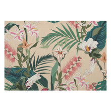 Charger l'image dans la galerie, Napperon table tapis assiette en lin moderne personnalisé avec photo motif logo texte