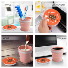 Charger l'image dans la galerie, Gobelet pliable inox en silicone JJ0520063 impression personnalisé avec logo texte photo motif