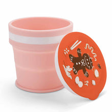 Charger l'image dans la galerie, Gobelet pliable inox en silicone JJ0520063 impression personnalisé avec logo texte photo motif