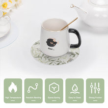 Charger l'image dans la galerie, Sous-verre silicone rond personnalisé avec photo image et texte