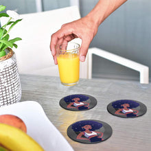 Charger l'image dans la galerie, Dessous de verre/sous-verres disque de CD Chic impression personnalisé avec photo logo motif texte