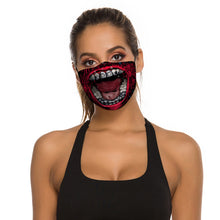 Charger l'image dans la galerie, Masque facial avec filtre changeable covid (filtre multiple) personnalisé avec prénom photo logo motif texte