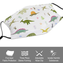 Charger l'image dans la galerie, Masque anti-poussière enfant adolescent (sans filtre) (5 images différentes) personnalisé avec photo logo texte motif