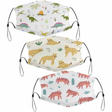 Charger l'image dans la galerie, Masque anti-poussière enfant adolescent original (sans filtre) (3 images différentes) personnalisé avec logo photo motif texte