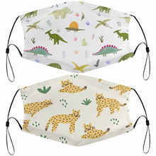 Charger l'image dans la galerie, Masque lavable anti-pollution enfant adolescent (sans filtre) (2 images différentes) personnalisé avec photo logo motif texte