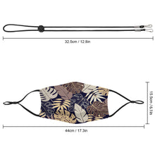 Charger l'image dans la galerie, Masque anti-poussière adulte avec lacets (avec filtre) personnalisé avec prénom logo photo motif texte