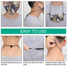 Charger l'image dans la galerie, Masque anti-poussière adulte avec lacets (avec filtre) personnalisé avec prénom logo photo motif texte