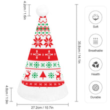 Charger l'image dans la galerie, Chapeau de Noël pour adultes/enfants JJ0525017 impression personnalisé avec photo motif logo texte
