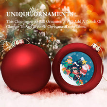 Charger l'image dans la galerie, Boule de Noël originale personnalisée avec photo logo motif texte