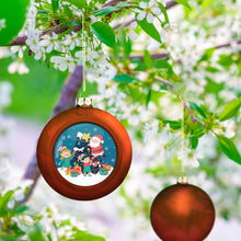 Charger l'image dans la galerie, Boule de Noël originale personnalisée avec photo logo motif texte