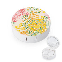 Charger l'image dans la galerie, Étui à lentilles de contact rond en plastique personnalisé avec photo motif logo texte