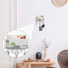 Charger l'image dans la galerie, Crochet à clé mural / Accroche clés rangement mural personnalisé avec photo logo motif texte