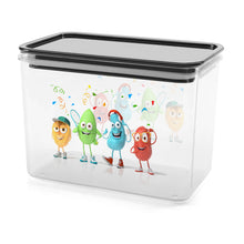 Charger l'image dans la galerie, Boîte alimentaire de rangement Scellée en Plastique personnalisée avec photo logo motif texte