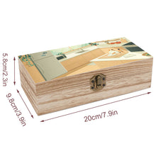 Charger l'image dans la galerie, Boîte de rangement en bois avec couvercle JJ0531011 impression personnalisée avec photo texte motif logo