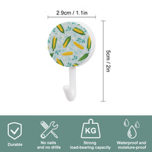 Charger l'image dans la galerie, Crochet adhésif circulaire / Crochet rond en plastique mural tableau personnalisé avec photo image logo motif texte (impression 10 images différentes)