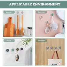 Charger l'image dans la galerie, Crochet adhésif circulaire / Crochet rond en plastique mural tableau personnalisé avec photo image logo motif texte (impression 10 images différentes)