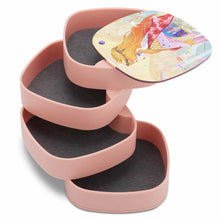 Charger l'image dans la galerie, Boîte à bijoux rotative tendance personnalisée avec photo prénom motif texte