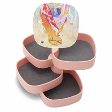 Charger l'image dans la galerie, Boîte à bijoux rotative tendance personnalisée avec photo prénom motif texte