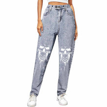 Charger l'image dans la galerie, Impression d’image unqiue Jean sarouel taille haute 9037 personnalisé avec photo logo motif texte