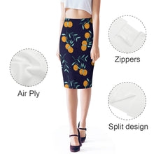 Charger l'image dans la galerie, Jupe crayon taille haute FS0819001 impression personnalisée avec motif image logo texte