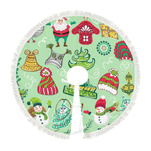 Charger l'image dans la galerie, Jupe de sapin de Noël à franges courte peluche JJ0525000 Personnalisé