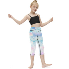 Charger l'image dans la galerie, Leggings/pantalon yoga 3/4 enfant NT10 impression personnalisés avec image motif logo texte