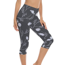 Charger l'image dans la galerie, Impression d'image unique Pantalon de yoga taille haute Femme legging 3/4 personnalisé avec photo motif texte logo