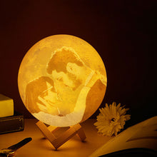 Charger l'image dans la galerie, Lampe personnalisé tricolore de lune (Impression recto-verso)