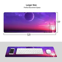 Charger l'image dans la galerie, MS10766 Tapis de souris 11,8 x 31,5 pouces en caoutchouc personnalisé et design avec photo logo et texte