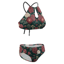 Charger l'image dans la galerie, Maillot de bain Bikini Triangle BK2040 Femme original deux pièces personnalisé avec photo motif logo texte