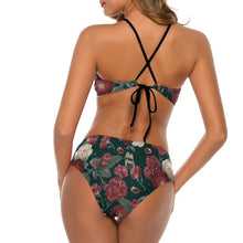 Charger l'image dans la galerie, Maillot de bain Bikini Triangle BK2040 Femme original deux pièces personnalisé avec photo motif logo texte
