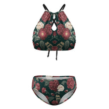 Charger l'image dans la galerie, Maillot de bain Bikini Triangle BK2040 Femme original deux pièces personnalisé avec photo motif logo texte