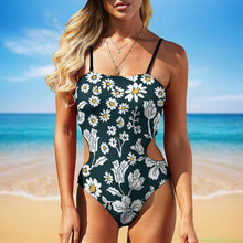 Charger l'image dans la galerie, Maillot de bain Cut-Out sexy femme chic 1 pièce personnalisé avec photo logo motif texte