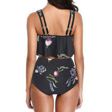 Charger l'image dans la galerie, Maillot de bain push-up personnalisé femme 2 pièces avec photo texte