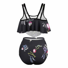Charger l'image dans la galerie, Maillot de bain push-up personnalisé femme 2 pièces avec photo texte
