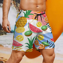 Charger l'image dans la galerie, Maillots de bain short de compression de plage à séchage rapide pour hommes personnalisés avec motif photo texte (conception une image)