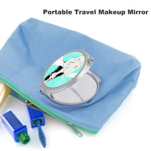 Charger l'image dans la galerie, Miroir de maquillage de voyage portable Personnalisé avec photo et logo