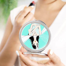 Charger l'image dans la galerie, Miroir de maquillage de voyage portable Personnalisé avec photo et logo