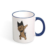 Charger l'image dans la galerie, Mug personnalisable céramique avec poignée et bord en couleur