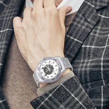 Charger l'image dans la galerie, Montre bracelet en acier commerciale personnalisée avec photo texte pour homme