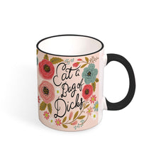 Charger l'image dans la galerie, Mug personnalisable céramique avec poignée et bord en couleur