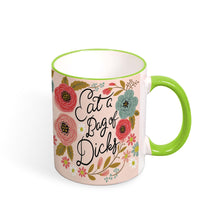 Charger l'image dans la galerie, Mug personnalisable céramique avec poignée et bord en couleur