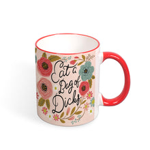 Charger l'image dans la galerie, Mug personnalisable céramique avec poignée et bord en couleur