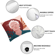 Charger l'image dans la galerie, Taies d'oreiller / Housses de coussin en velours personnalisée avec photo logo motif texte